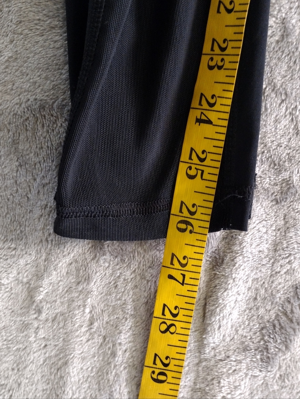 Nike Women’s Pro Mid-Rise Leggings CZ9779 010 Black Size M - Picture 9 of 9